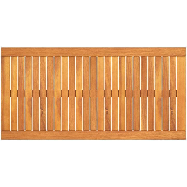 Soffbord 100x50x33 cm massivt akaciaträ vidaXL – bild 5