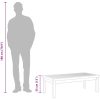 Soffbord 100x50x33 cm massivt akaciaträ vidaXL – miniatyr 8