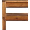 Soffbord 65x65x35 cm massivt akaciaträ vidaXL – miniatyr 5