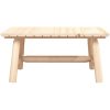 Soffbord 90x50x41 cm massivt granträ vidaXL – miniatyr 3