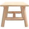 Soffbord 90x50x41 cm massivt granträ vidaXL – miniatyr 4