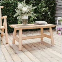 Soffbord 90x50x41 cm massivt granträ vidaXL