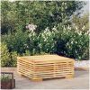 Soffbord för trädgården 69,5x69,5x31 cm massiv teak vidaXL – miniatyr 1