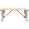 Soffbord för trädgården 90x50x40 cm massiv furu vidaXL – miniatyr 4