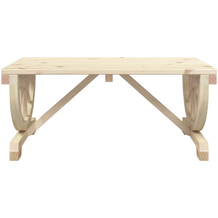 Soffbord för trädgården 90x50x40 cm massiv furu vidaXL – bild 4