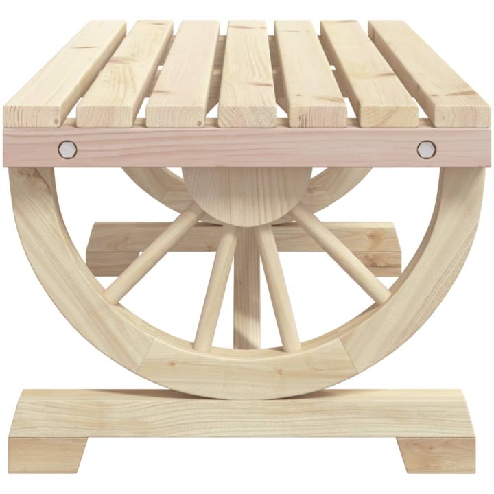 Soffbord för trädgården 90x50x40 cm massiv furu vidaXL – bild 5