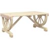 Soffbord för trädgården 90x50x40 cm massiv furu vidaXL – miniatyr 6