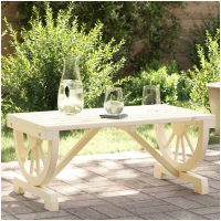 Soffbord för trädgården 90x50x40 cm massiv furu vidaXL