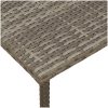 Soffbord för trädgården rektangulärt grått vidaXL 40 x 40 x 37 cm – miniatyr 7