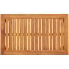 Soffgrupp för trädgård set 4 delar med dynor massivt akaciaträ vidaXL Soffbord, 75x45x38 cm – miniatyr 9