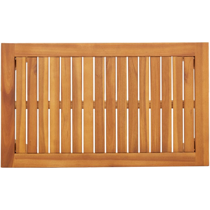 Soffgrupp för trädgård set 4 delar med dynor massivt akaciaträ vidaXL Soffbord, 75x45x38 cm – bild 9