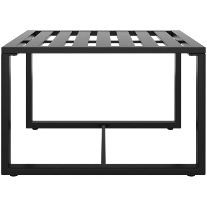 Soffgrupp för trädgården 3 delar med dynor aluminium antracit vidaXL – bild 9