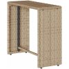 Soffgrupp för trädgården, 5 delar med kuddar, stapelbar beige vidaXL – miniatyr 6
