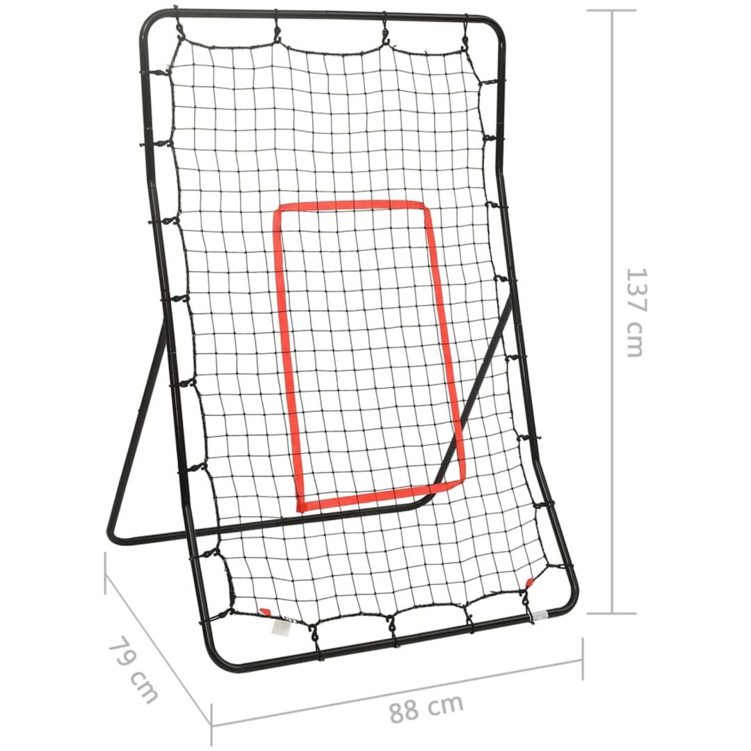 Softbollrebounder 88x79x137 cm stål vidaXL – bild 9
