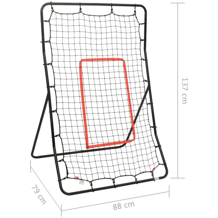 Softbollrebounder 88x79x137 cm stål vidaXL – bild 9