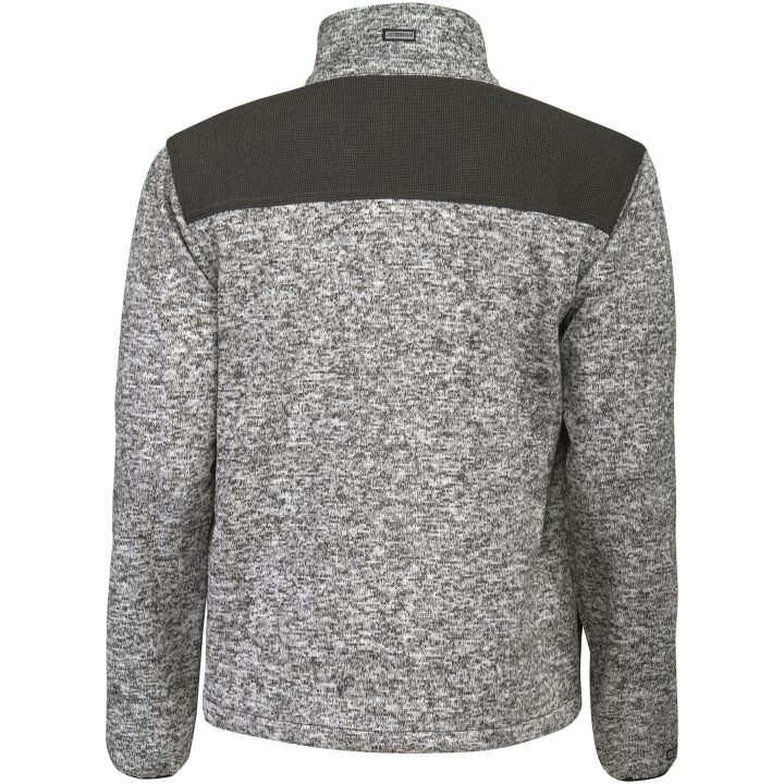 Softshell Jacka 1247 Technical Gråmelerad/Röd Jobman XXXL – bild 2