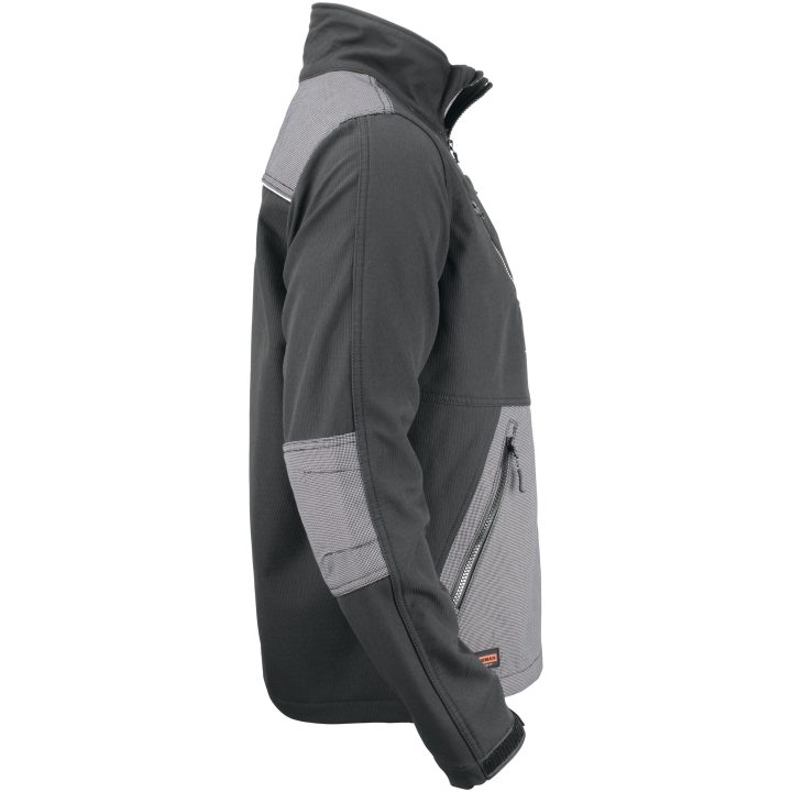 Softshell Jacka 1248 Advanced Mörkgrå/Svart Jobman XXXL – bild 4