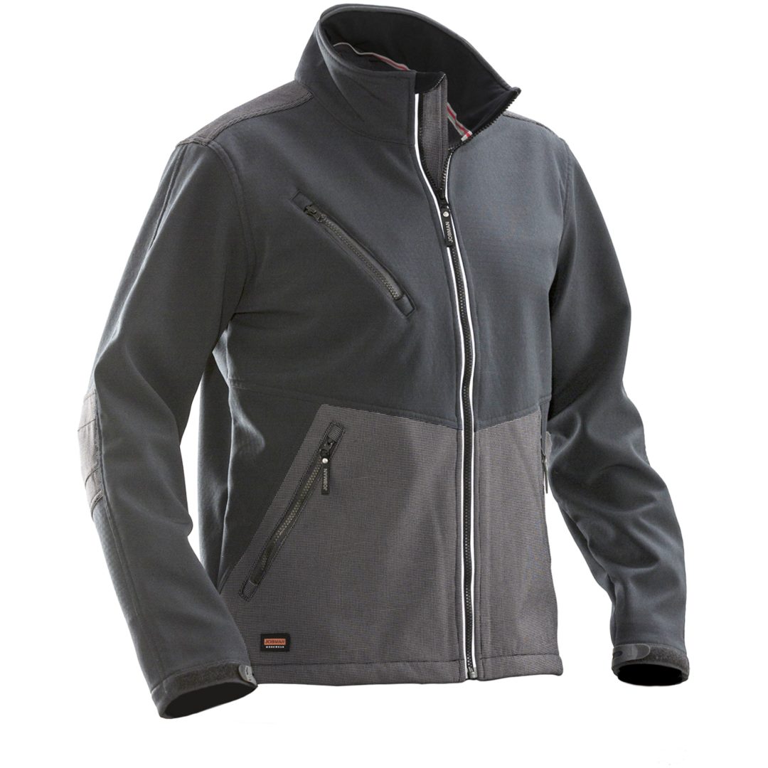 Softshell Jacka 1248 Advanced Mörkgrå/Svart Jobman XXXL