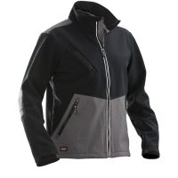 Softshell Jacka 1248 Advanced Svart/Mörkgrå Jobman