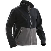Softshell Jacka 1248 Advanced Svart/Mörkgrå Jobman