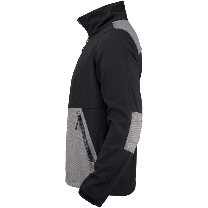 Softshell Jacka 1248 Advanced Svart/Mörkgrå Jobman XXXL – bild 3
