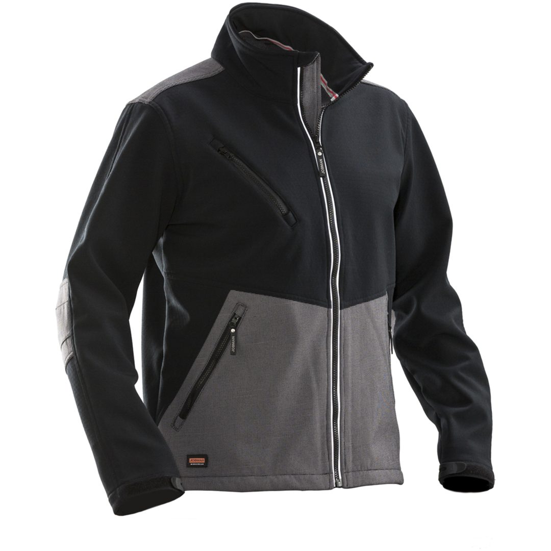 Softshell Jacka 1248 Advanced Svart/Mörkgrå Jobman XXXL