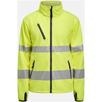 Softshell Jacka Varsel 1202 Practical Gul Jobman