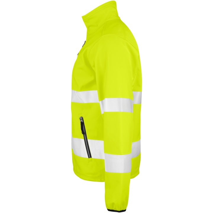 Softshell Jacka Varsel 1202 Practical Gul Jobman XXXL – bild 2
