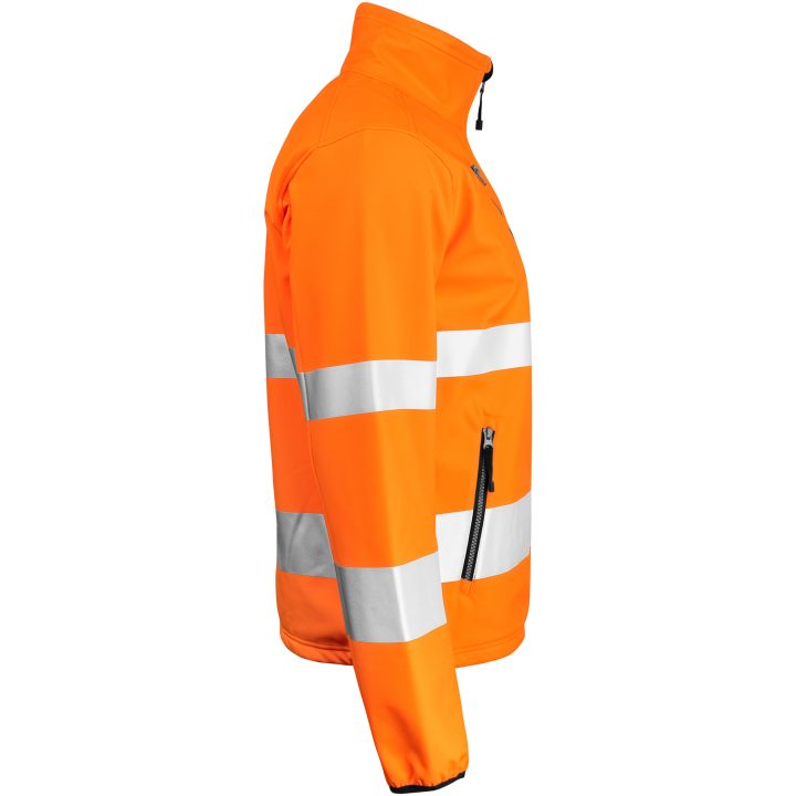 Softshell Jacka Varsel 1202 Practical Orange Jobman XXXL – bild 4