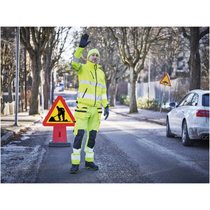Softshell Jacka Varsel 1202 Practical Orange Jobman XXXL – bild 5
