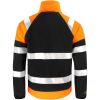 Softshell Jacka Varsel 5125 Technical Svart/Orange Jobman Large – miniatyr 2