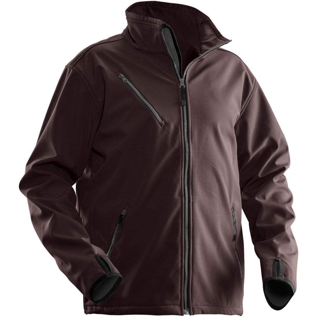 Softshell Light Jacka 1201 Practical Brun Jobman XXXL