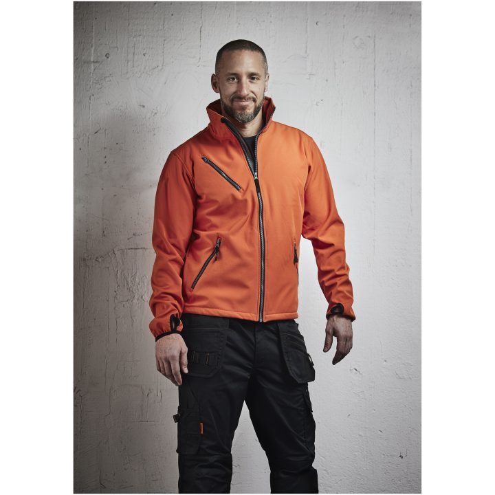 Softshell Light Jacka 1201 Practical Mörkgrå/mörkgrå Jobman – bild 5