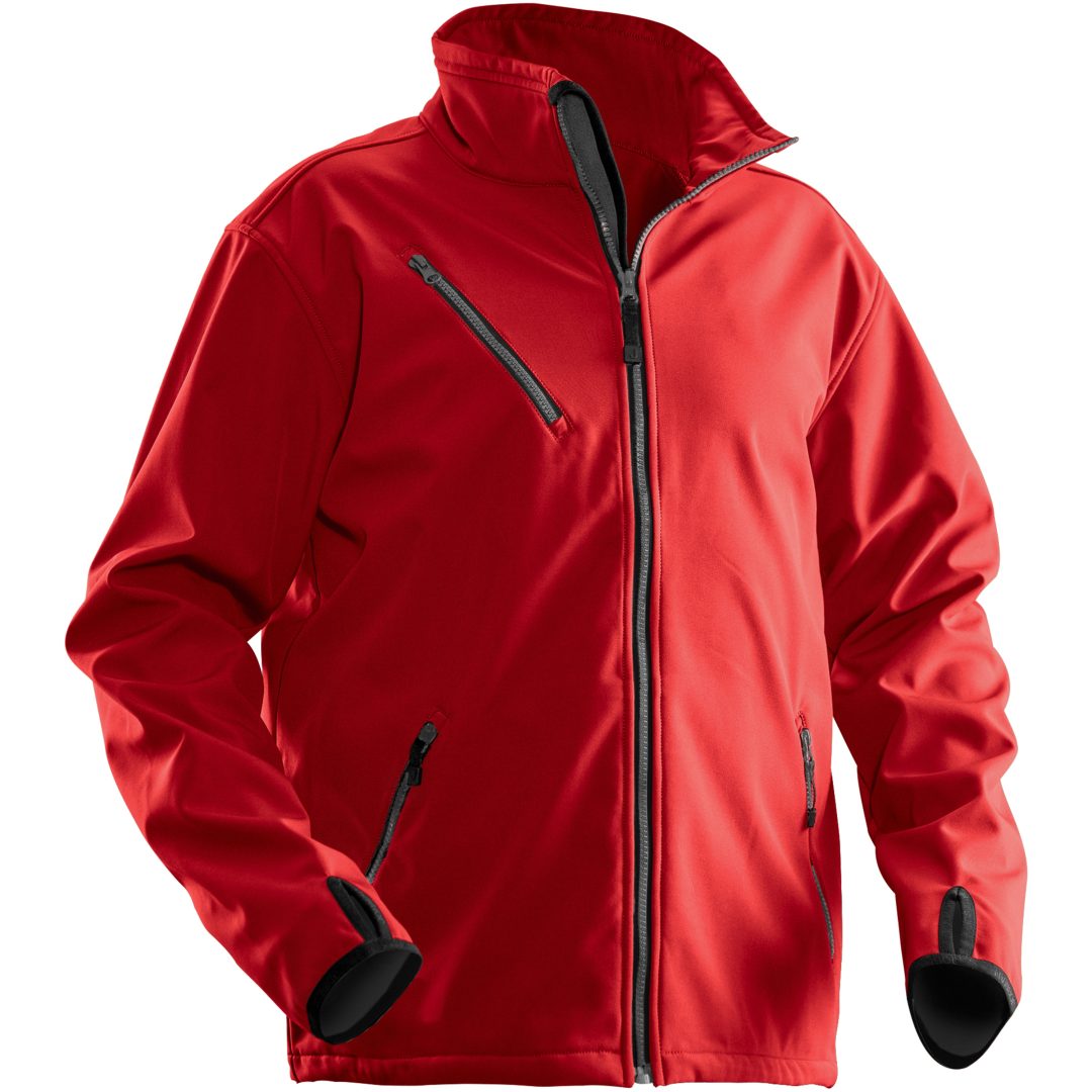 Softshell Light Jacka 1201 Practical Röd Jobman XXXL
