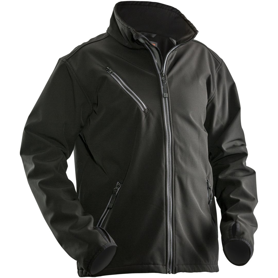 Softshell Light Jacka 1201 Practical Svart Jobman XXXL