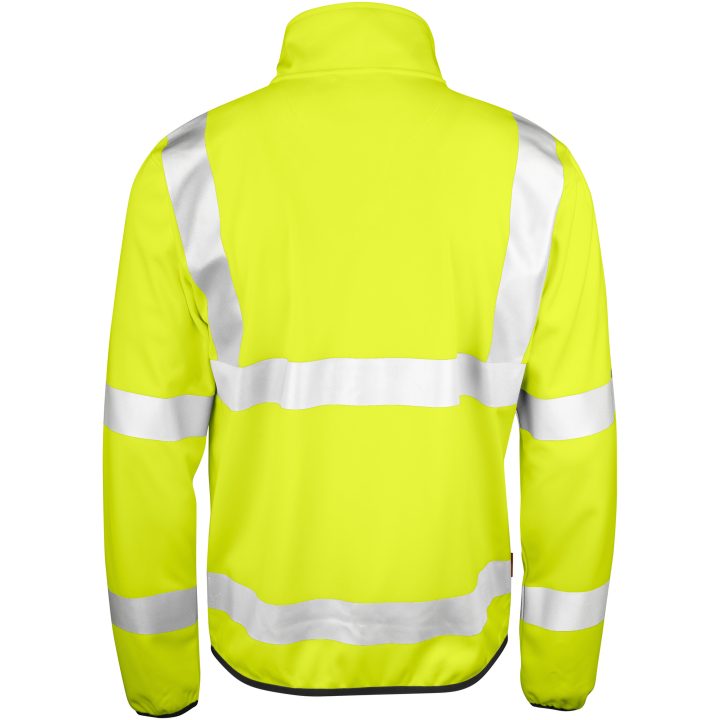 Softshell Light Jacka Varsel 5101 Practical Gul Jobman XXXL – bild 3
