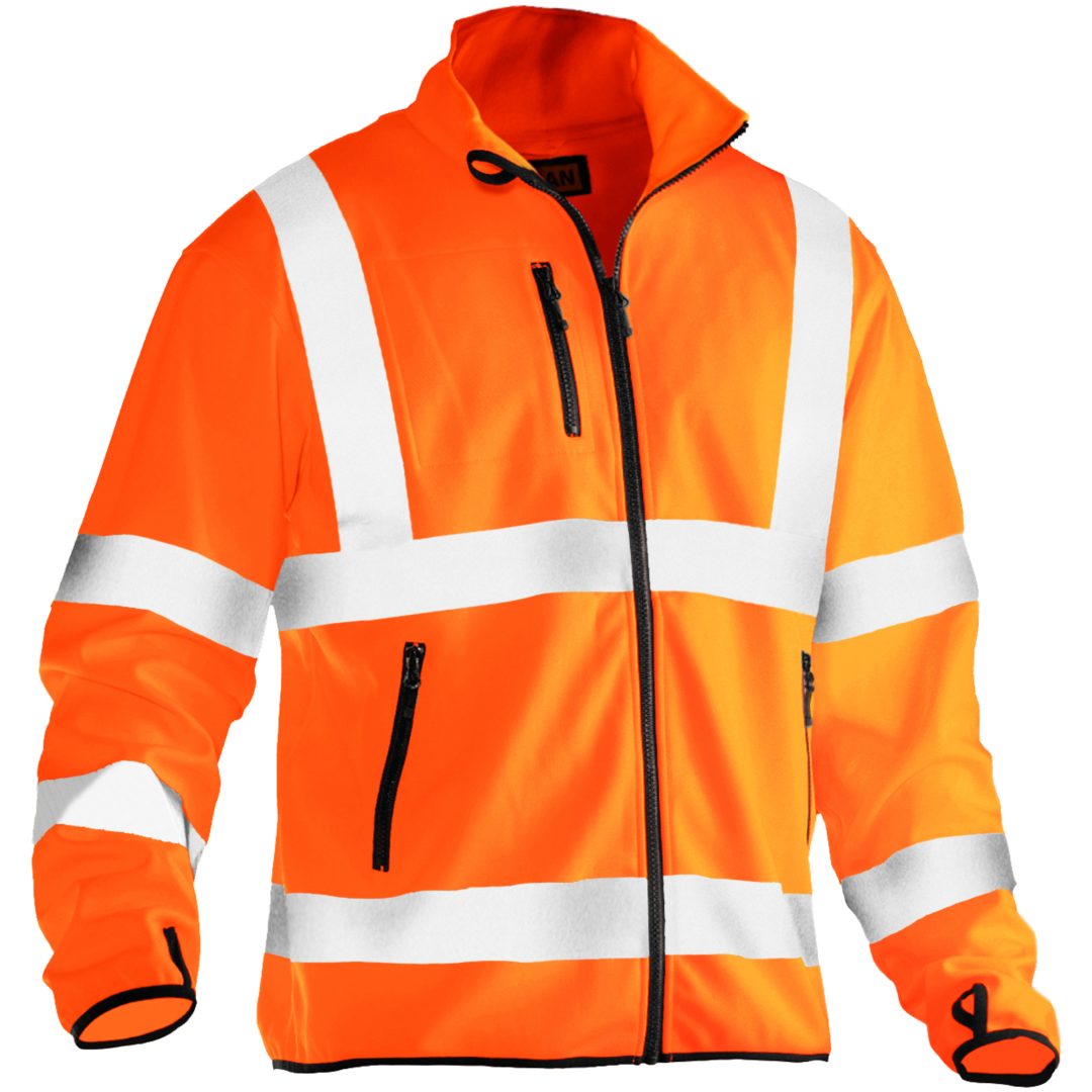 Softshell Light Jacka Varsel 5101 Practical Orange Jobman XXXL