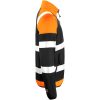 Softshell Light Jacka Varsel 5127 Technical Svart/Orange Jobman Large – miniatyr 4