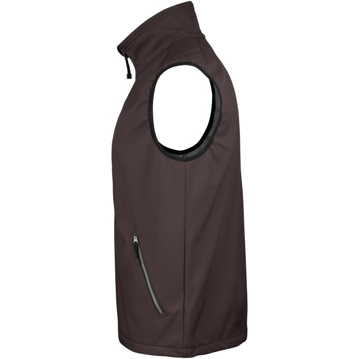Softshell Light Väst 7502 Practical Brun Jobman XXXL – bild 2