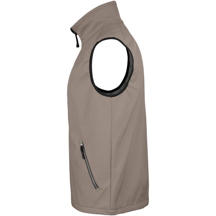Softshell Light Väst 7502 Practical Khaki Jobman XXXL – bild 2