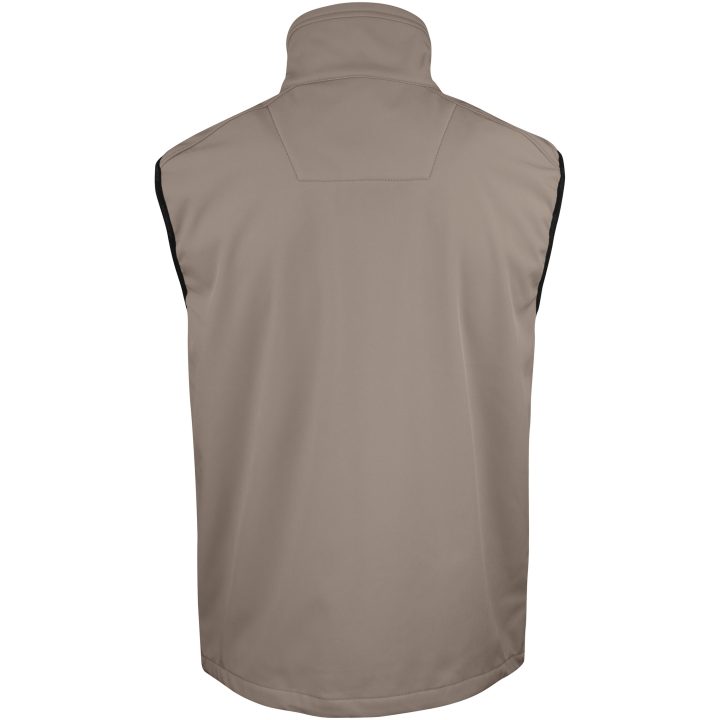 Softshell Light Väst 7502 Practical Khaki Jobman XXXL – bild 3