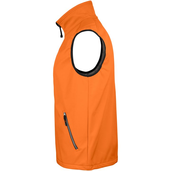 Softshell Light Väst 7502 Practical Orange Jobman XXXL – bild 2