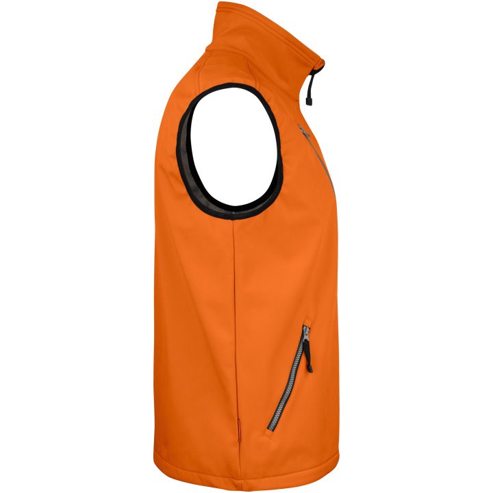Softshell Light Väst 7502 Practical Orange Jobman XXXL – bild 4