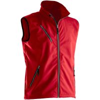 Softshell Light Väst 7502 Practical Röd Jobman
