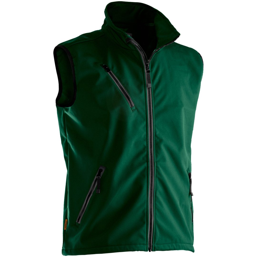 Softshell Light Väst 7502 Practical Skogsgrön Jobman XXXL