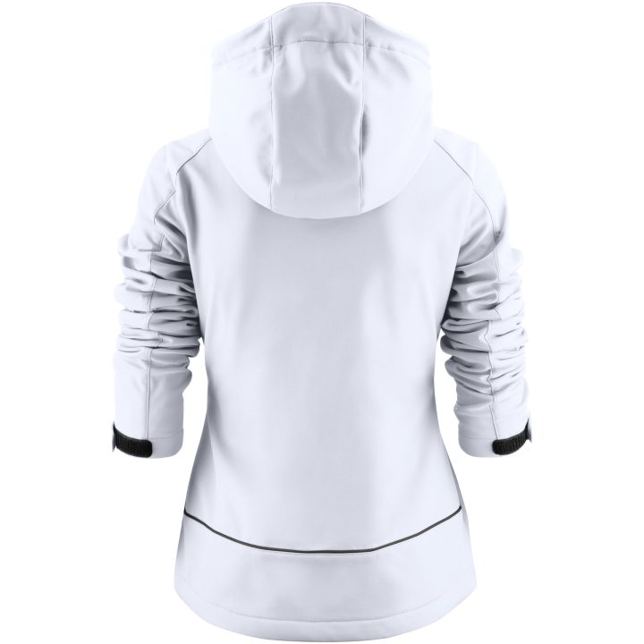 Softshelljacka Dam Karting Vit Printer Essentials XS – bild 2