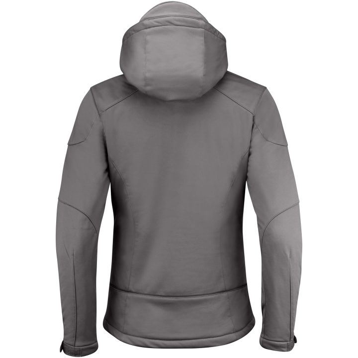 Softshelljacka Dam Skeleton Stålgrå Printer Essentials 3XL – bild 2