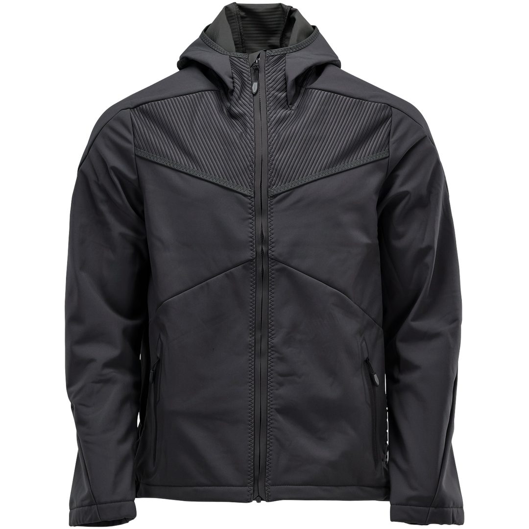Softshelljacka Med Huva Svart 22102-649 Mascot XS