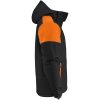 Softshelljacka Padded Svart/orange Printer PRIME s – miniatyr 8
