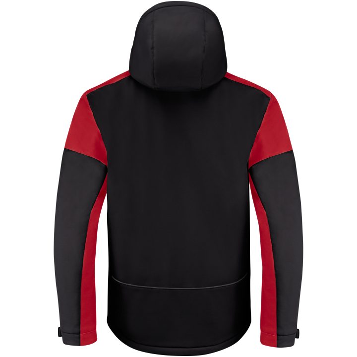 Softshelljacka Padded Svart/röd Printer PRIME s – bild 2